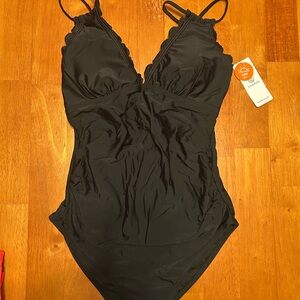 Charmo's one-piece Black swimsuit